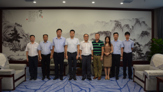 四川省武胜县县委书记毛加庆等一行莅临pp电子官方网站登录投资集团